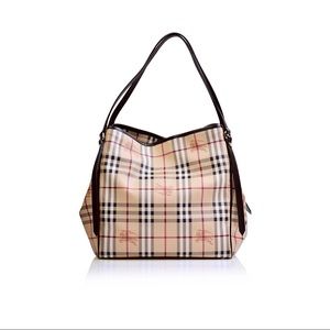 SOLD!!! Burberry Haymarket Check Small Canterbury